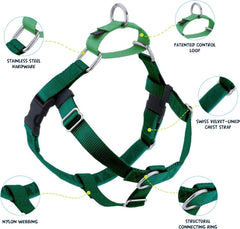 2 Hounds Design harnais en promenade au parc, meilleure direction en laisse