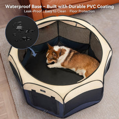 A 4 Pet détail du fond imperméable facilitant le nettoyage après accidents