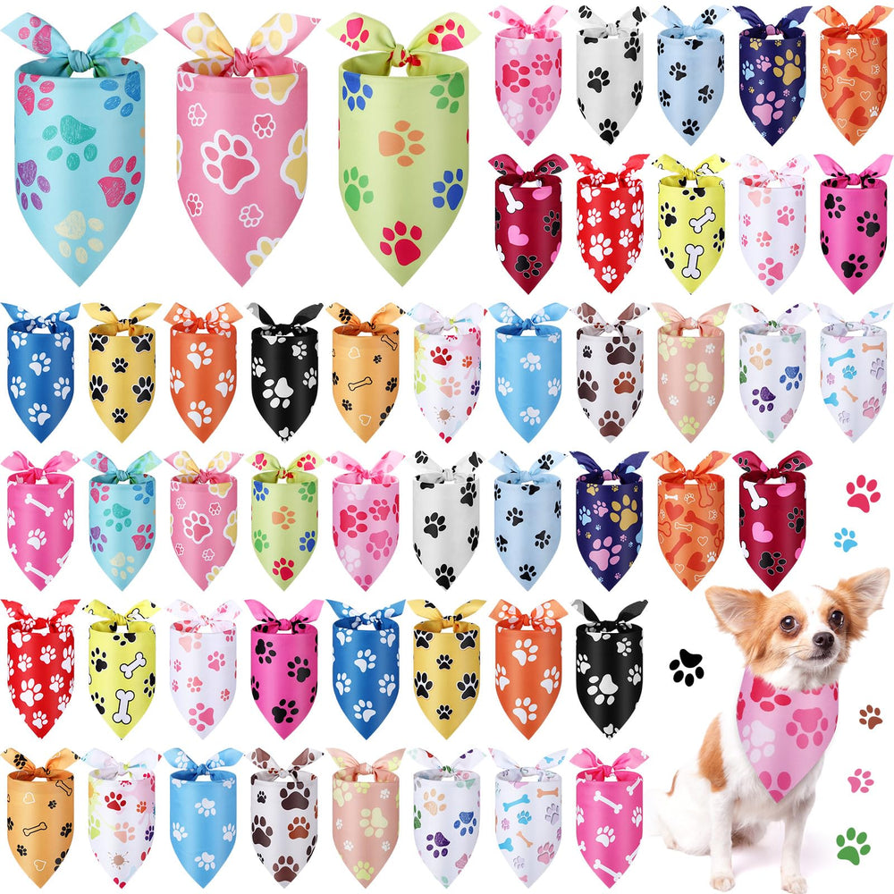 Abbylike bandana pack avant montrant 50 pièces pour événements festifs