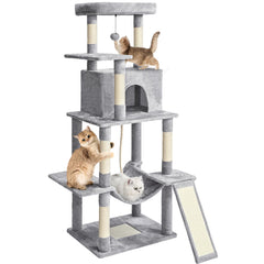 ABCPET vue avant de l'arbre à chat montrant stabilité et design