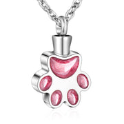 abooxiu pendentif devant montrant la patte pour souvenir rassurant