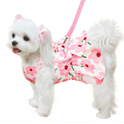 ABRRLO robe devant rose à fleurs montrant style et confort