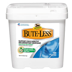 Absorbine Bute-Less emballage avant montrant étiquette et durée, bénéfice clarté