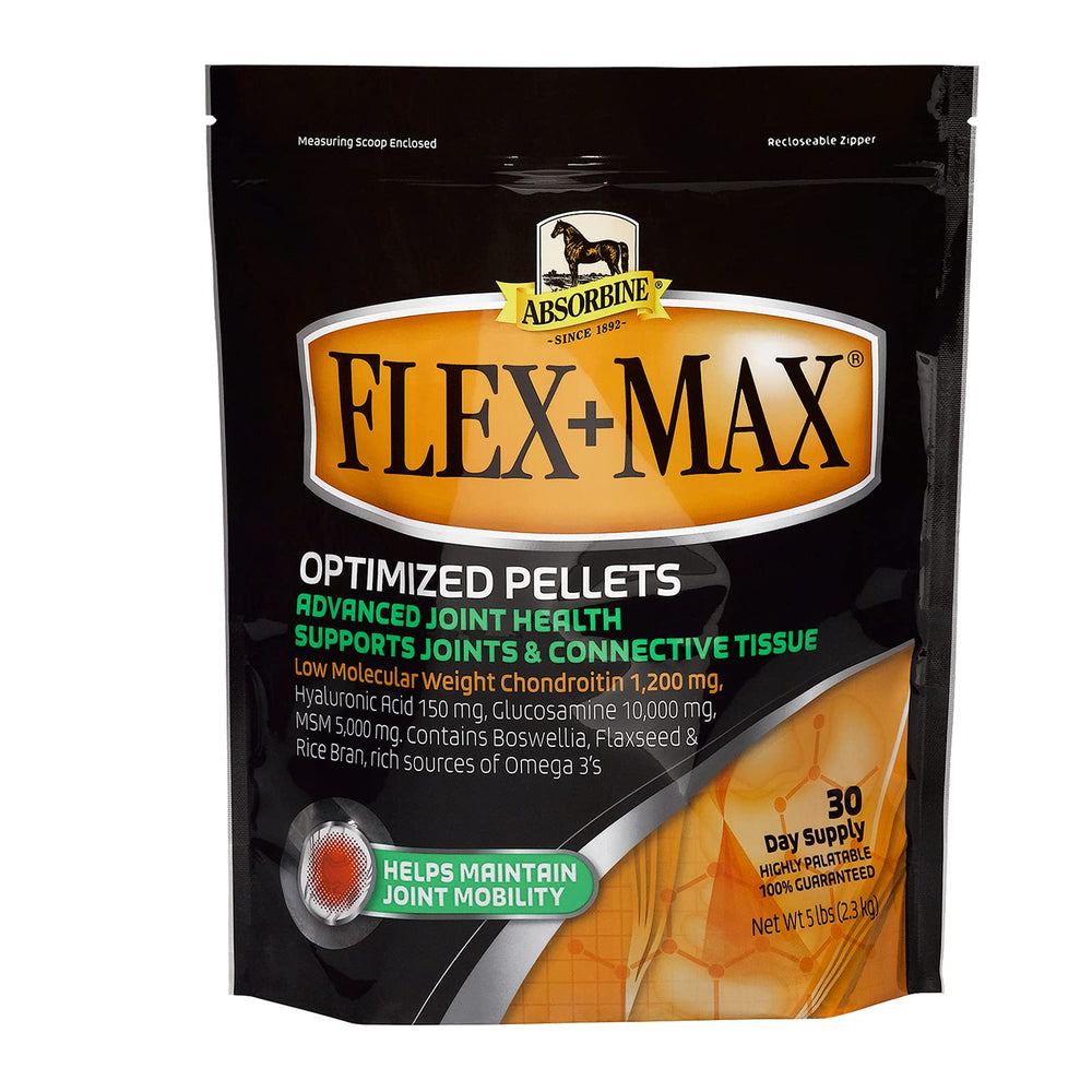Absorbine Flex+Max vue avant du packaging montrant le sac pratique et informatif