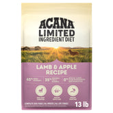 ACANA sac agneau et pomme montrant le packaging et l'étiquette, qualité garantie