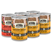 ACANA face des boîtes présentant l’emballage attractif et bénéfice nutritionnel