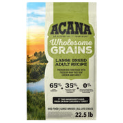 ACANA sac face montrant recette grandes races et bénéfice nutritionnel