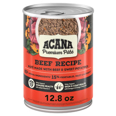 ACANA boîte ouverte mettant en avant le contenu appétent et prêt à servir
