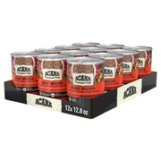 ACANA face du packaging montrant la recette bœuf et bénéfice nutritionnel