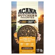 ACANA sachet 17 lb vu de face montrant emballage et bénéfice nutritionnel