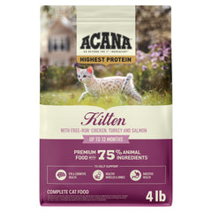 ACANA visage du sachet montrant l’emballage et la recette claire