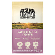 ACANA sac devant montrant recette Agneau et Pomme pour choix simple