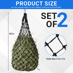 ADOEIAK gros plan maille affichant trous 2 pouces pour alimentation lente
