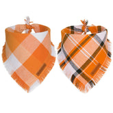 ADOGGYGO bandana face avant montrant le motif plaid et un look distinctif
