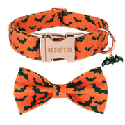 ADOGGYGO collier face orange noir montrant style festif et confort