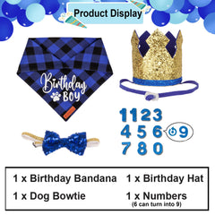 ADOGGYGO nœud papillon paillettes ajustable, look festif pratique