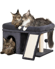 Aechonow perchoir avant montrant espace et confort pour grands chats