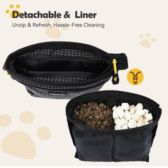 AGPTEK pochette en usage lors d'une promenade mains libres
