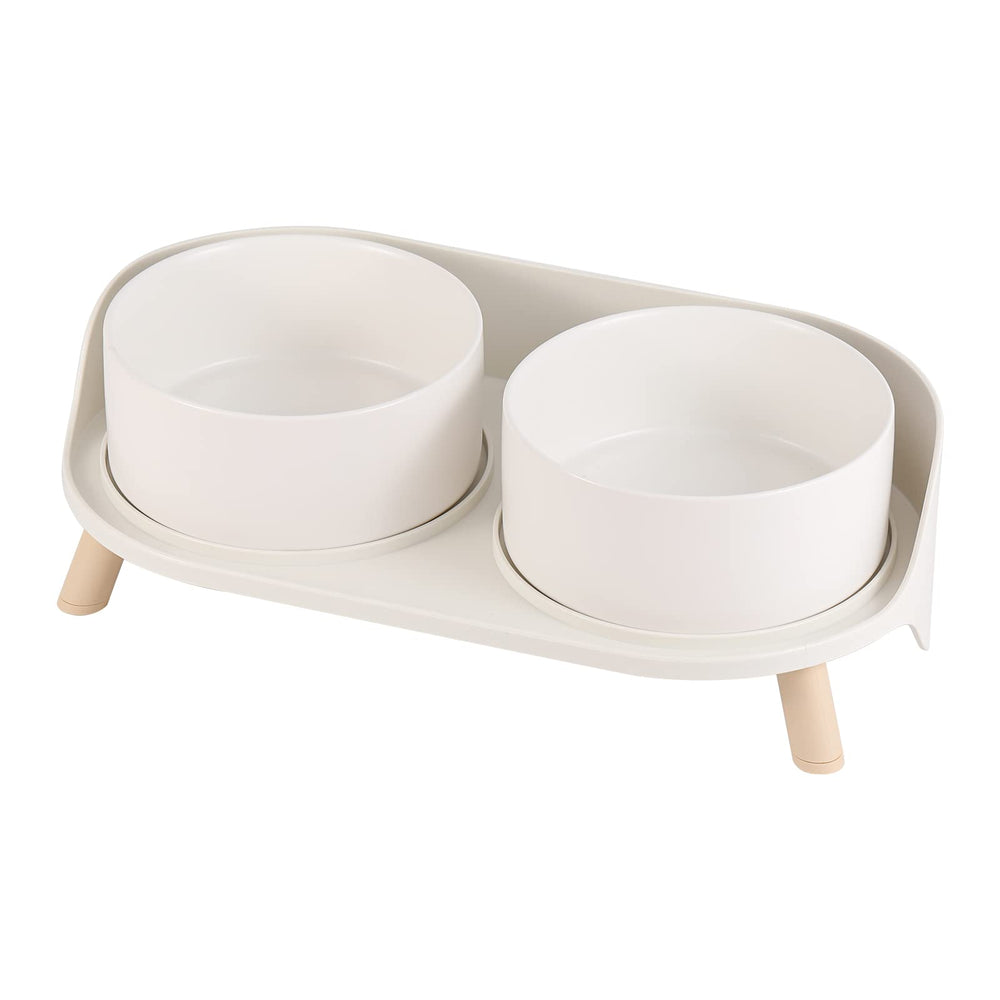 AHX gamelle face avant montrant design blanc et double bols pratique