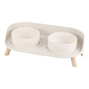 AHX gamelles face avant montrant design propre et stable pour repas ordonnés