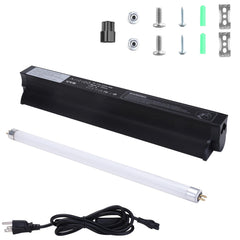 Aiicioo rampe T5 HO face montrant design et gain d'éclairage