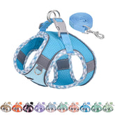 Aiitle harnais face bleu XS montrant coupe confortable et fixation sûre
