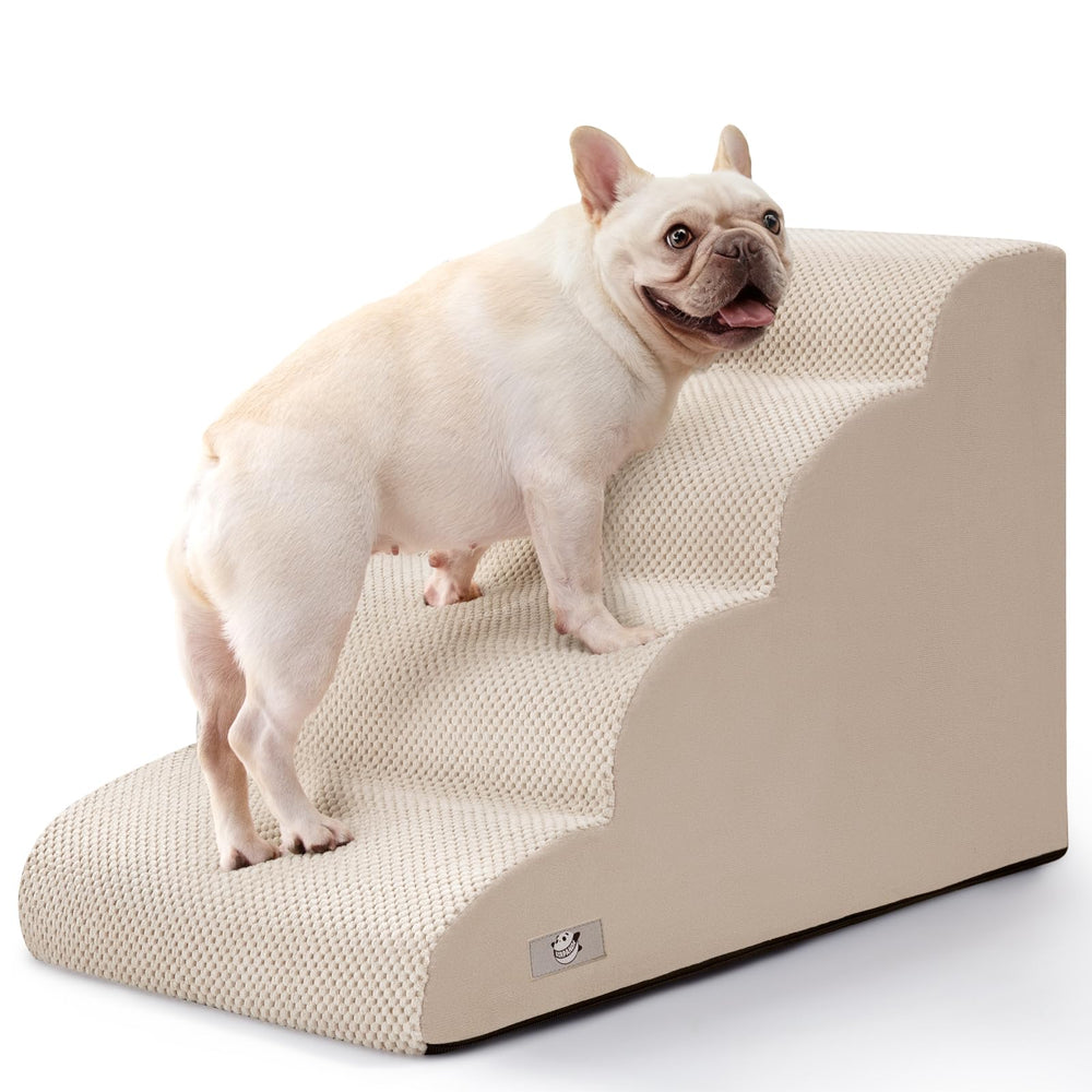 Airpanda escalier devant lit montrant accès sûr et réduction d'effort