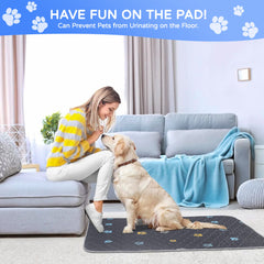 Aitmexcn tapis en usage avec chiot facilite apprentissage et propreté