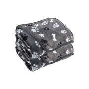 AIWEK plaid face avant motif pattes et os protège mobilier