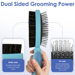 American Kennel Club gros plan sur les poils doux pour lisser le pelage et répartir les huiles