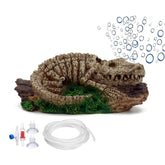 ALEGI dinosaure vue frontale décorative animant l'aquarium et stimulant la curiosité