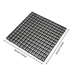 ALEGI gros plan sur la trame de la grille, permet bonne circulation d'eau