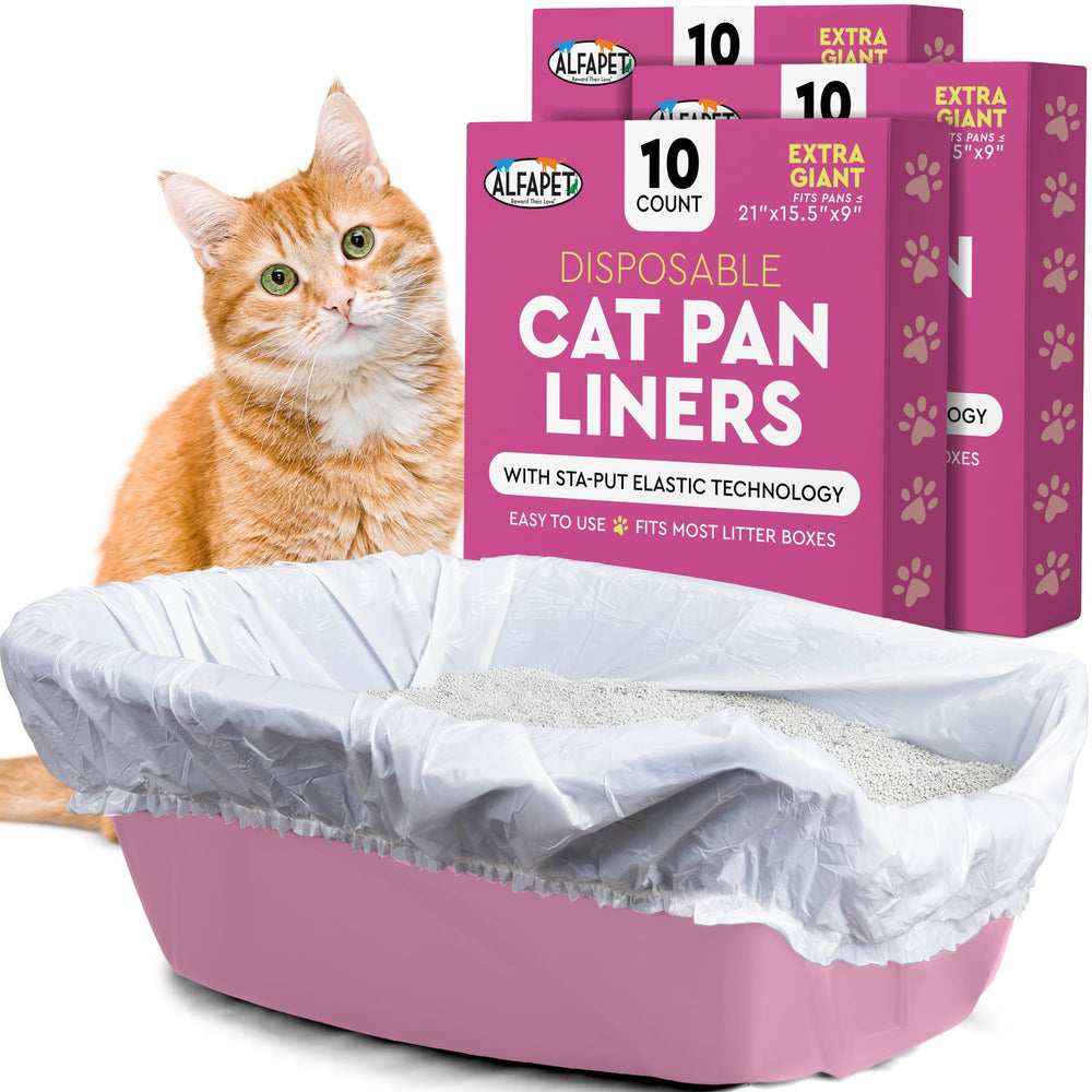 Alfapet emballage 30 sacs extra giant montrant quantité et dimensions, pratique