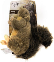 ALL FOR PAWS peluche écureuil face emballage montrant attractivité