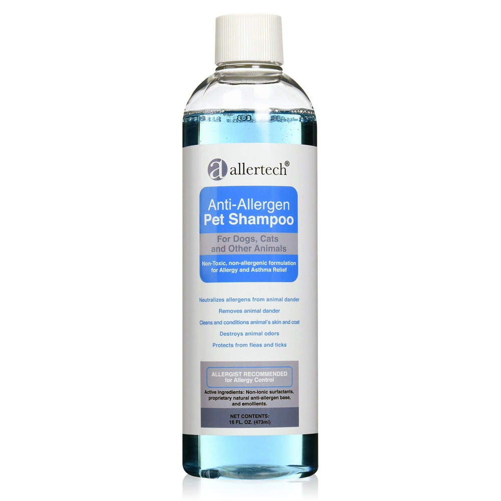 Allertech étiquette avant montrant formule anti-allergène et bienfaits