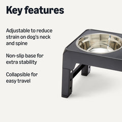 Amazon Basics gros plan sur bols en acier inoxydable, nettoyage facile et hygiénique