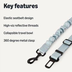 Amazon Basics gros plan de l'attache métallique 360°, fixation robuste