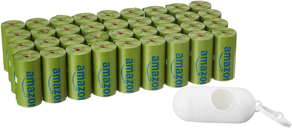 Amazon Basics emballage avant montrant 36 rouleaux et distributeur pratique