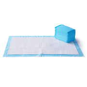 Amazon Basics tapis pipi face avant montrant grande surface absorbante et confort