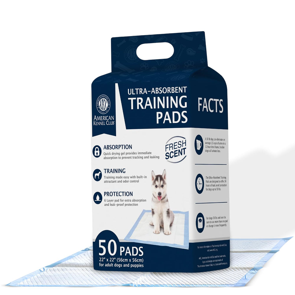 American Kennel Club face avant de l'emballage montrant l'offre pratique