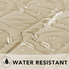 Ameritex détail couche TPU visible protégeant contre liquides et taches