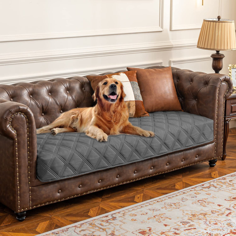 Ameritex housse face avant montrant texture douce et confort pour animaux