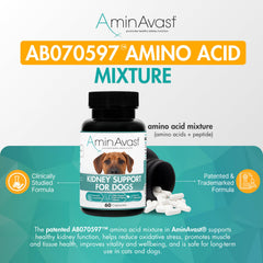 AminAvast capsule ouverte montrant la poudre facile à saupoudrer pour alimentation