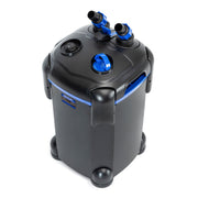AMOSIJOY vue face du canister montrant design compact et silence