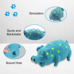 Andiker zoom sur le sifflet produisant le son oinks engageant