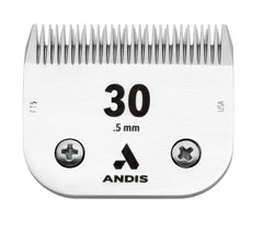Andis lame taille 30 face avant montrant coupe précise et finition nette