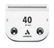 Andis lame face avant packaging montrant la forme et compatibilité pour toilettage