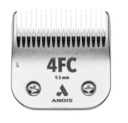 Andis UltraEdge 4FC lame vue face chrome montrant détail coupe précise