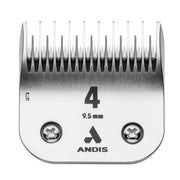 Andis UltraEdge vue de face montrant la lame chromée et durabilité