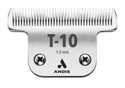 Andis UltraEdge T-10 vue avant avec emballage montrant compatibilité et longueur